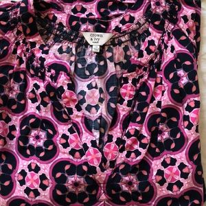 Crown & Ivy Blouse Top Kaleidoscope 1X